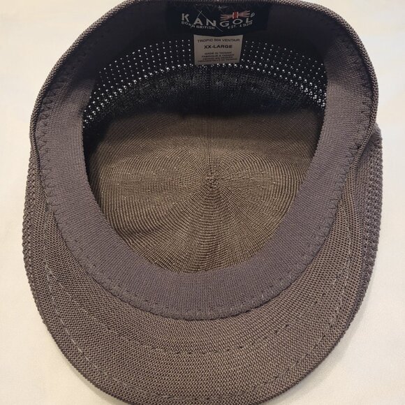 Kangol Newsboy Hat Men’s Size XXL Gray Tropic 504 Ventair 0290BC Cap - Picture 4 of 12